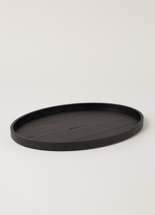 Serax Dienblad van essenhout 43,6 x 31,6 cm - voorkant 2 zwart