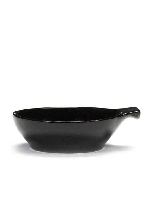 Serax Dune suikerpot 8,5 cm - detail zwart