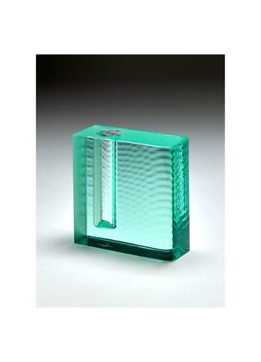 Serax Edu 1 by Ann Demeulemeester vaas 13,1 cm - detail 2 turquoise