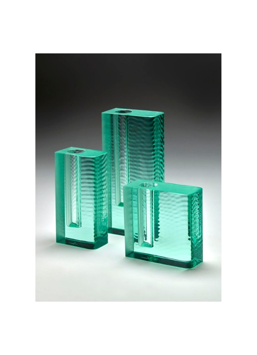 Serax Edu 1 by Ann Demeulemeester vaas 13,1 cm - detail 3 turquoise