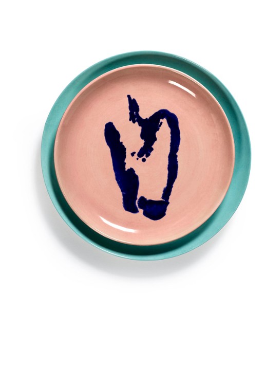 Serax FEAST Delicious Pink Paprika M dinerbord 22,5 cm - detail 2 roze