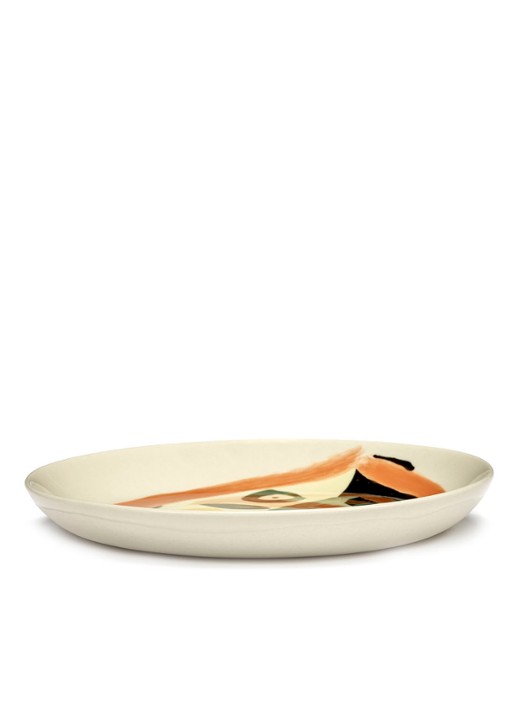 Serax Feast ontbijtbord 16 cm - detail gebroken wit