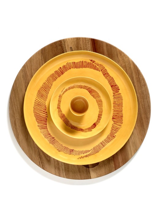 Serax Feast ontbijtbord 19 cm - detail 6 geel