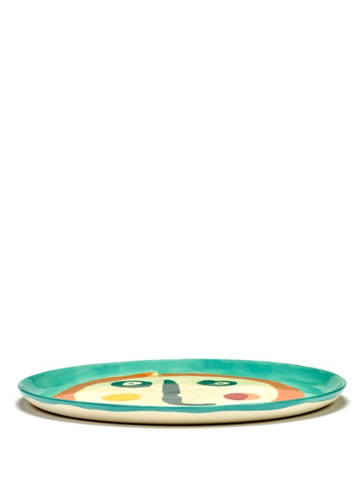 Serax Feast serveerschaal 35 cm - detail turquoise