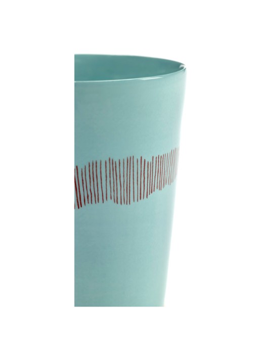 Serax Feast theekopje 33 cl - detail turquoise