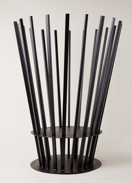 Serax Fisk vuurkorf 80 cm  - voorkant 3 zwart