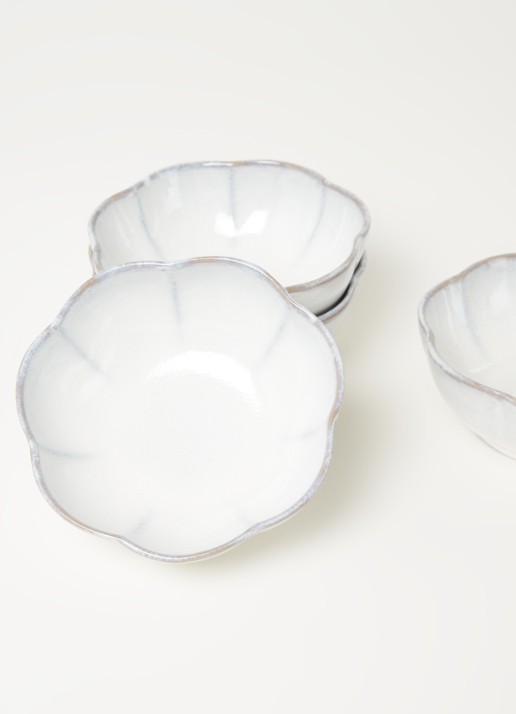 Serax Inku L kom 13 cm set van 4 - detail wit