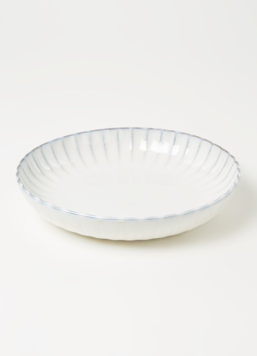 Serax Inku serveerschaal 23 cm - voorkant 3 wit