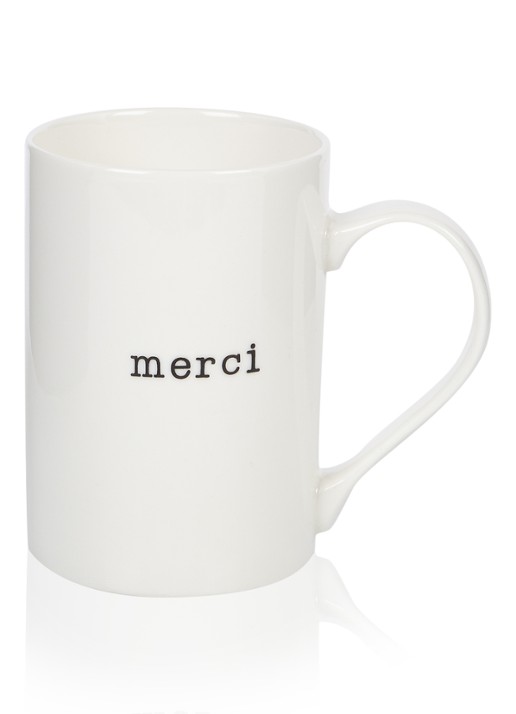 Serax Merci mok - voorkant wit