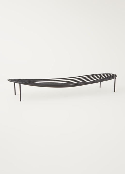 Serax Nana schaal 45 x 14,5 cm - voorkant 4 zwart