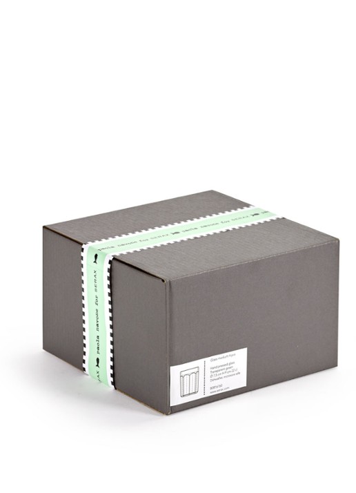 Serax Paola Navone drinkglas 22 cl set van 4 - voorkant groen