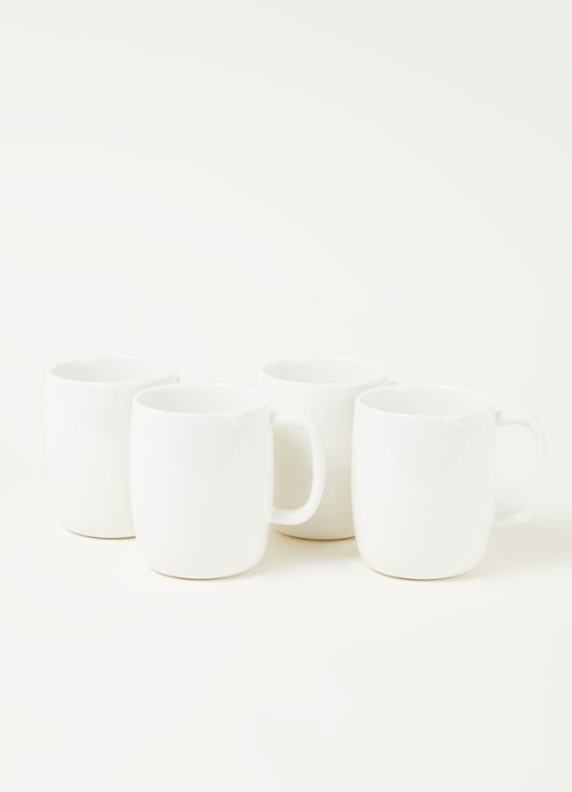 Serax Passe-Partout kopje 33 cl set van 4 - voorkant 3 wit