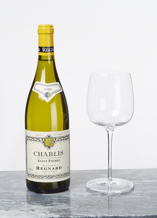 Serax Passe-Partout witte wijnglas 40 cl set van 4 - voorkant 3 transparant