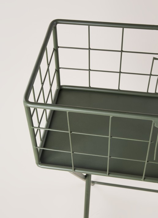 Serax Plantenstandaard voor binnen - 78 cm - detail legergroen
