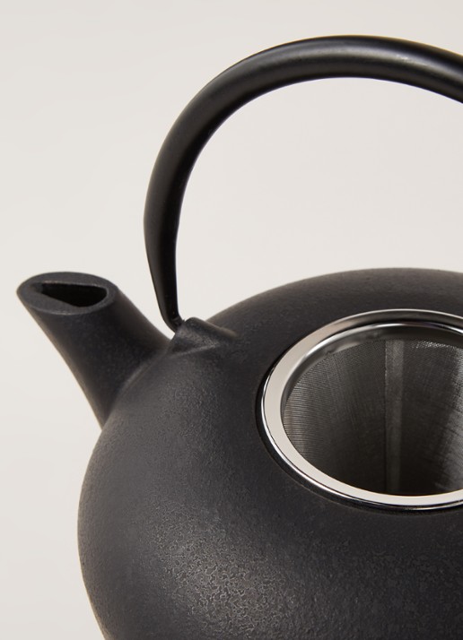 Serax Pure theepot 1 liter - detail 3 zwart