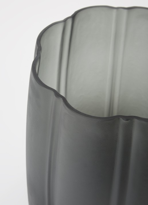 Serax Shape vaas 30 cm - voorkant 2 donkergrijs