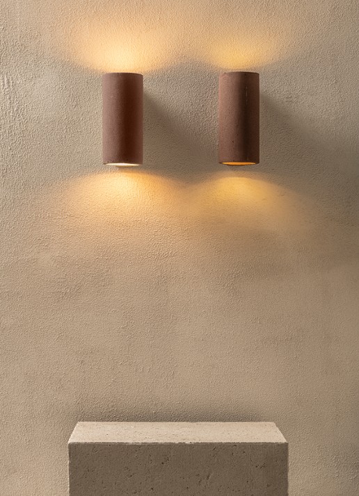 Serax Shape wandlamp 11,5 cm - voorkant 2 donkerrood