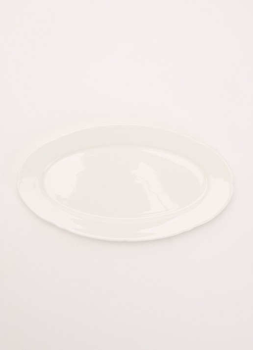 Serax Silhouette Oval S gebaksbordje 18,5 cm - voorkant 2 wit