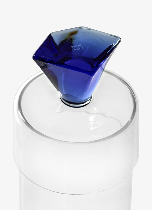 Serax Silos karaf 107 cl - achterkant blauw