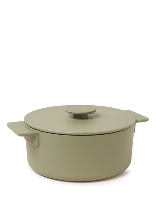 Serax Surface kookpan 23 cm - voorkant legergroen