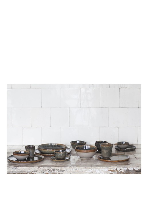 Serax Surface side plate bordje 16 cm - voorkant 2 olijfgroen