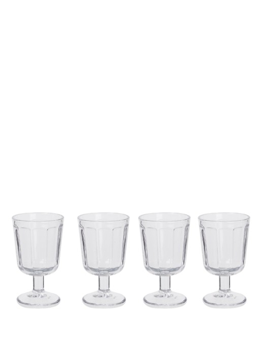 Serax Surface witte wijnglas set van 4