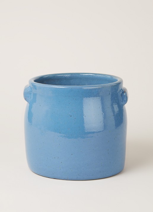 Serax Tabor S bloempot voor binnen Ø22 cm - voorkant 3 blauw