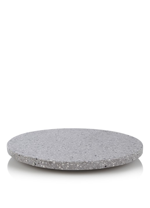 Serax Terrazzo dienblad 30 cm - voorkant grijs