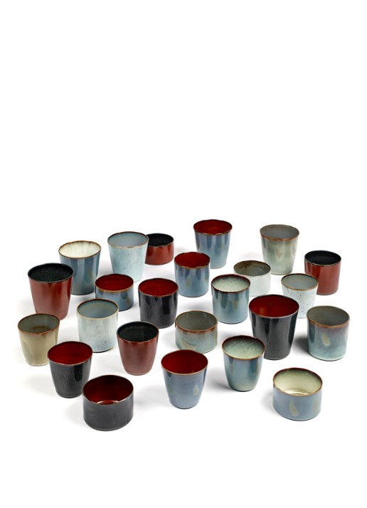 Serax Terres de Rêves espressokopje 9 cl - voorkant 2 roestbruin