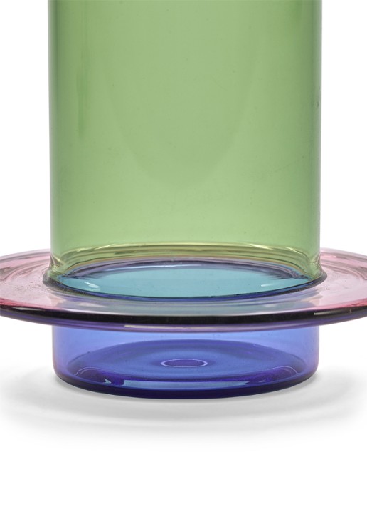 Serax Vaas van borosilicaatglas L 32.5 cm - achterkant 5 multicolor
