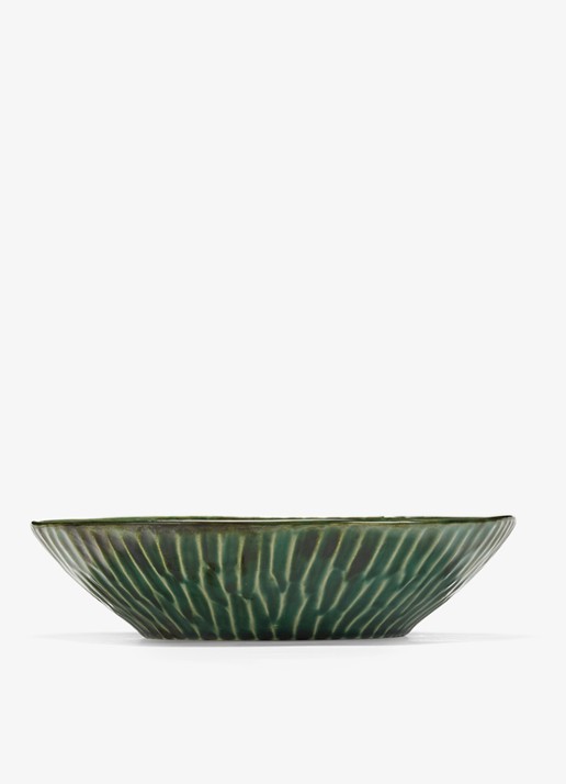 Serax Verde Lanza diep bord 26 cm - detail 2 lindegroen