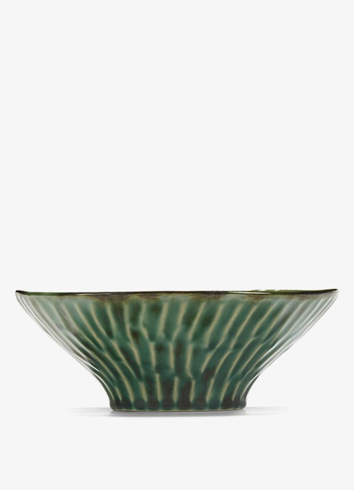 Serax Verde Lanza kom 17 cm - detail groen