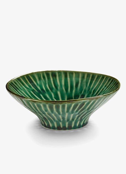Serax Verde Lanza kom 17 cm - voorkant 6 groen