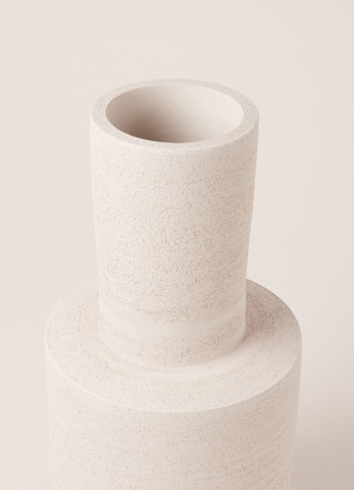 Serax Volumes vaas 37 cm - detail 3 beige