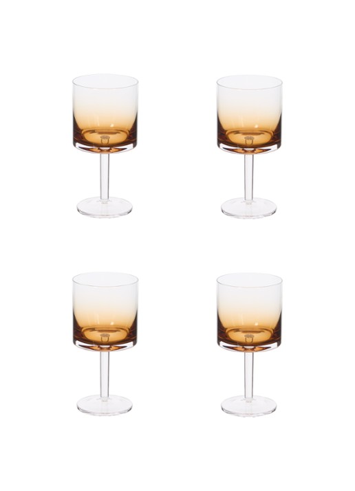 Serax Zuma rode wijnglas 43 cl set van 4