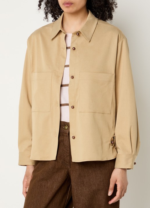 Sessùn Anderson overshirt met borstzakken