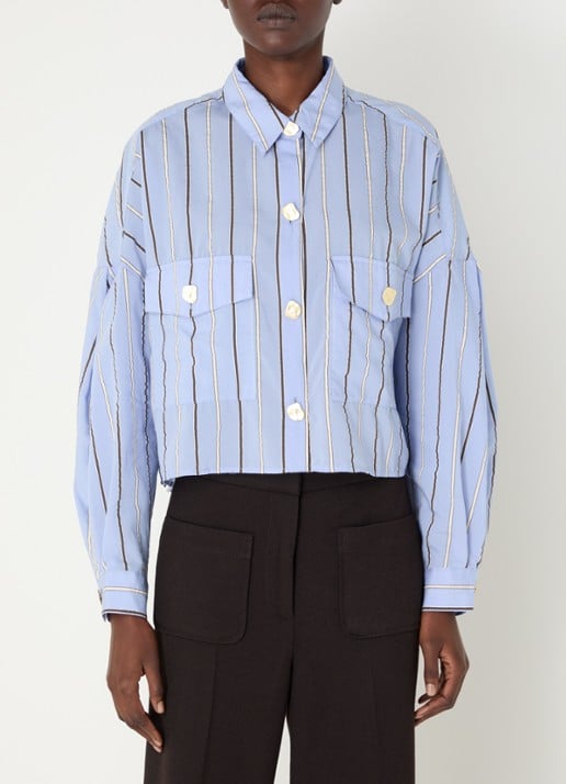 Sessùn Balanca blouse met streepprint