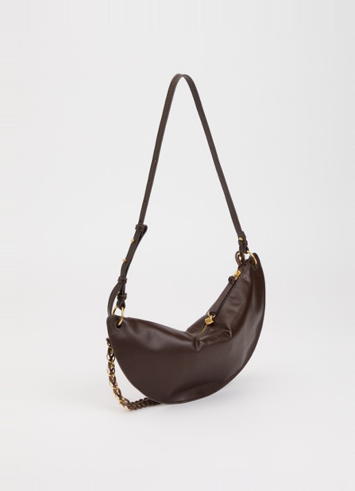 Sessùn Divilio crossbodytas van leer - achterkant 4 bruin