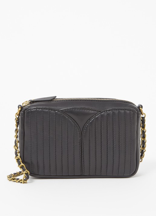 Sessùn Divinou crossbodytas van lamsleer