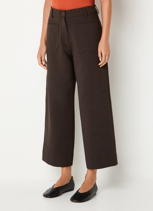 Sessùn Hudkin high waist loose fit pantalon met steekzakken