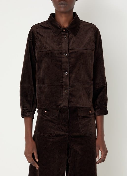 Sessùn Leotown blouse van corduroy