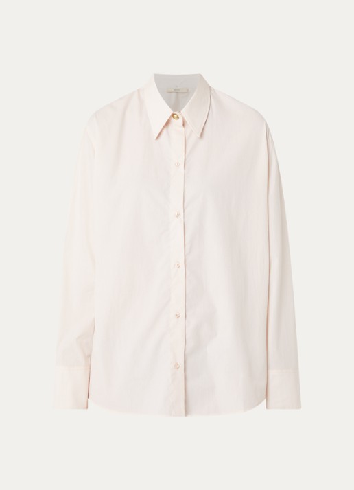 Sessùn Neomi blouse van katoen - voorkant 3 beige