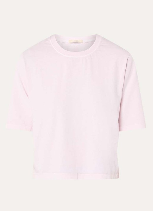 Sessùn Sergio T-shirt met ronde hals - voorkant lichtroze