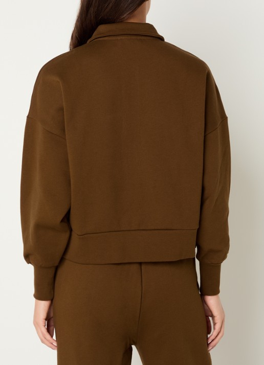 Sessùn Sweater met polokraag - achterkant 4 bruin