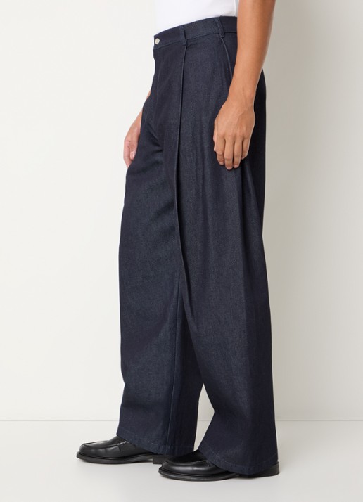 Seventh 440 tapered jeans met donkere wassing - detail 4 indigo
