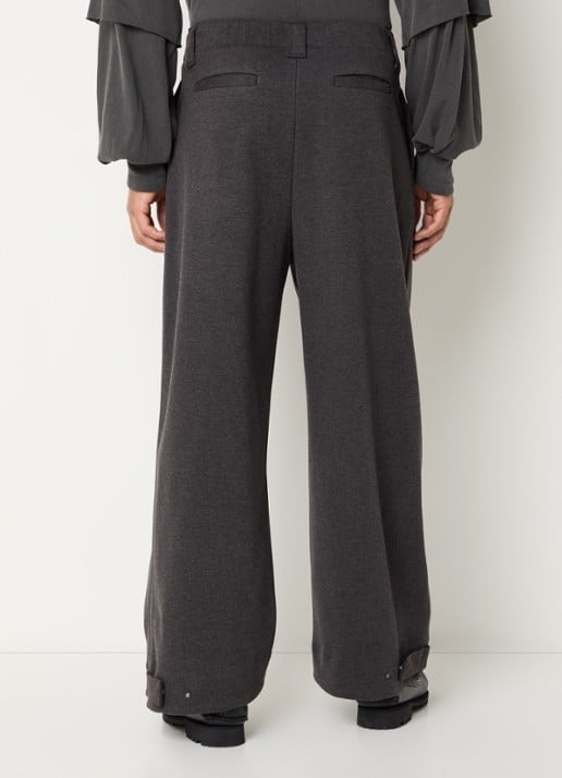 Seventh Loose fit pantalon met steekzakken - achterkant 3 antraciet