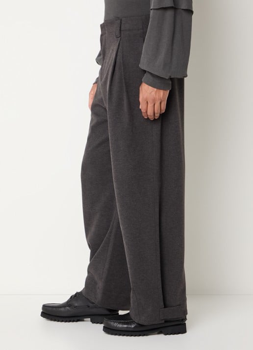 Seventh Loose fit pantalon met steekzakken - detail 2 antraciet