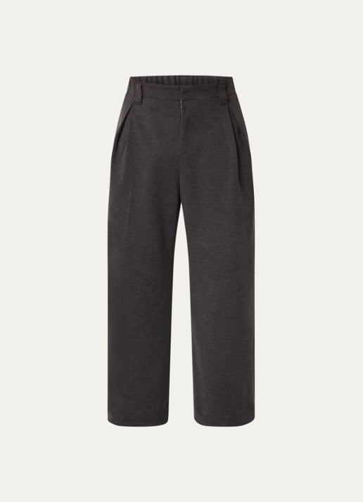Seventh Loose fit pantalon met steekzakken - voorkant 4 antraciet