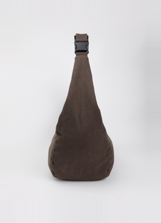 Seventh Lunar crossbodytas van canvas - detail 4 bronsgroen