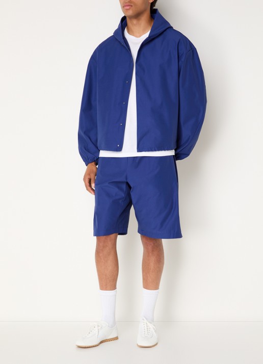 Seventh Orb wide fit korte broek met trekkoord - voorkant 2 kobaltblauw